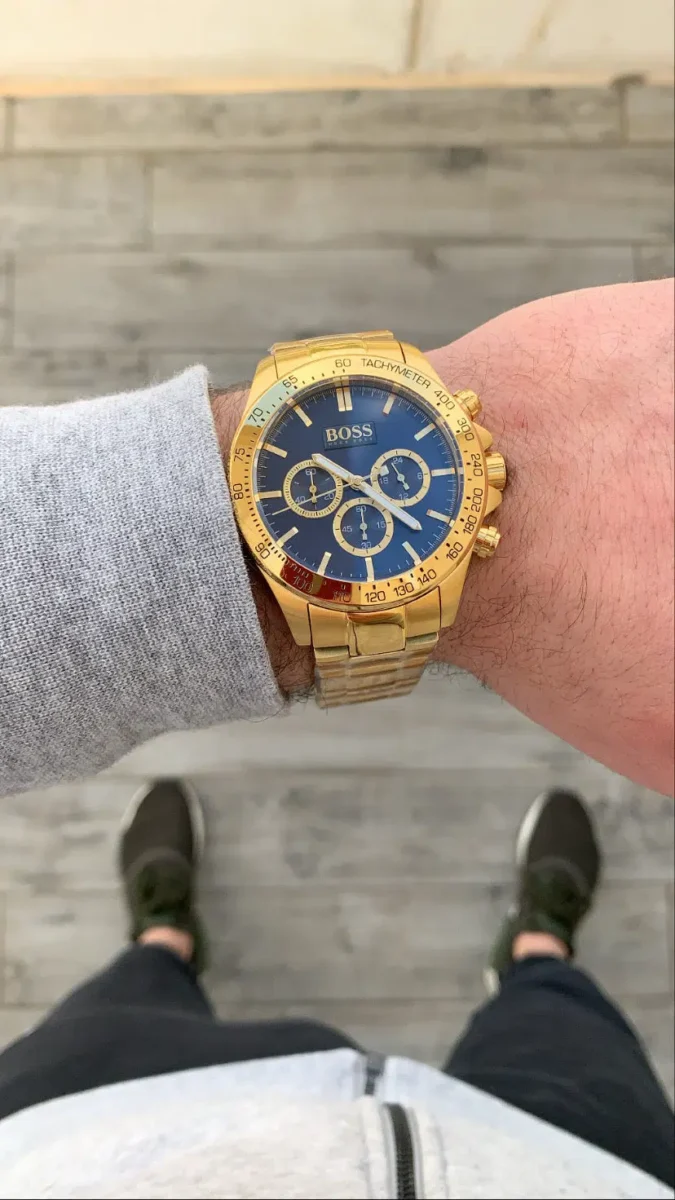 Montre Homme Hugo Boss – design puissant certifiée – Originale Idée Cadeau pour toutes les occasions à Casablanca, Rabat et partout au Maroc – Montres de Luxe Montre Homme Hugo Boss – design puissant certifiée – Image 2