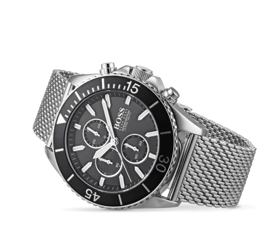 Montre Homme Hugo Boss – look discret – Originale Idée Cadeau pour toutes les occasions à Casablanca, Rabat et partout au Maroc – Montres de Luxe Montre Homme Hugo Boss – look discret – Image 3