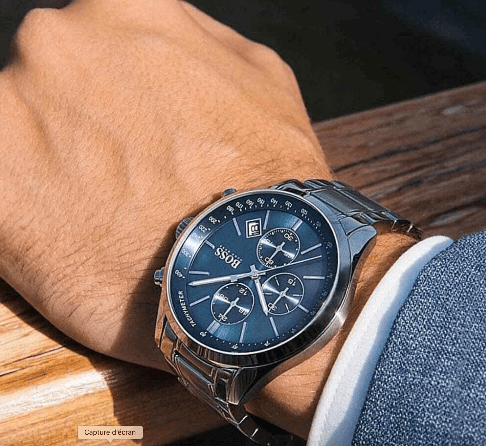 Montre Homme Hugo Boss – charisme d’exception garantie – Originale Idée Cadeau pour toutes les occasions à Casablanca, Rabat et partout au Maroc – Montres de Luxe Montre Homme Hugo Boss – charisme d’exception garantie – Image 4