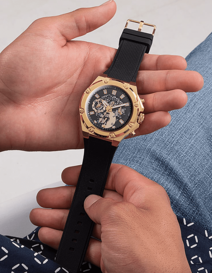 Montre Homme Guess Gw0334G2 – design luxe – Originale Idée Cadeau pour toutes les occasions à Casablanca, Rabat et partout au Maroc – Montres de Luxe Montre Homme Guess Gw0334G2 – design luxe – Image 3