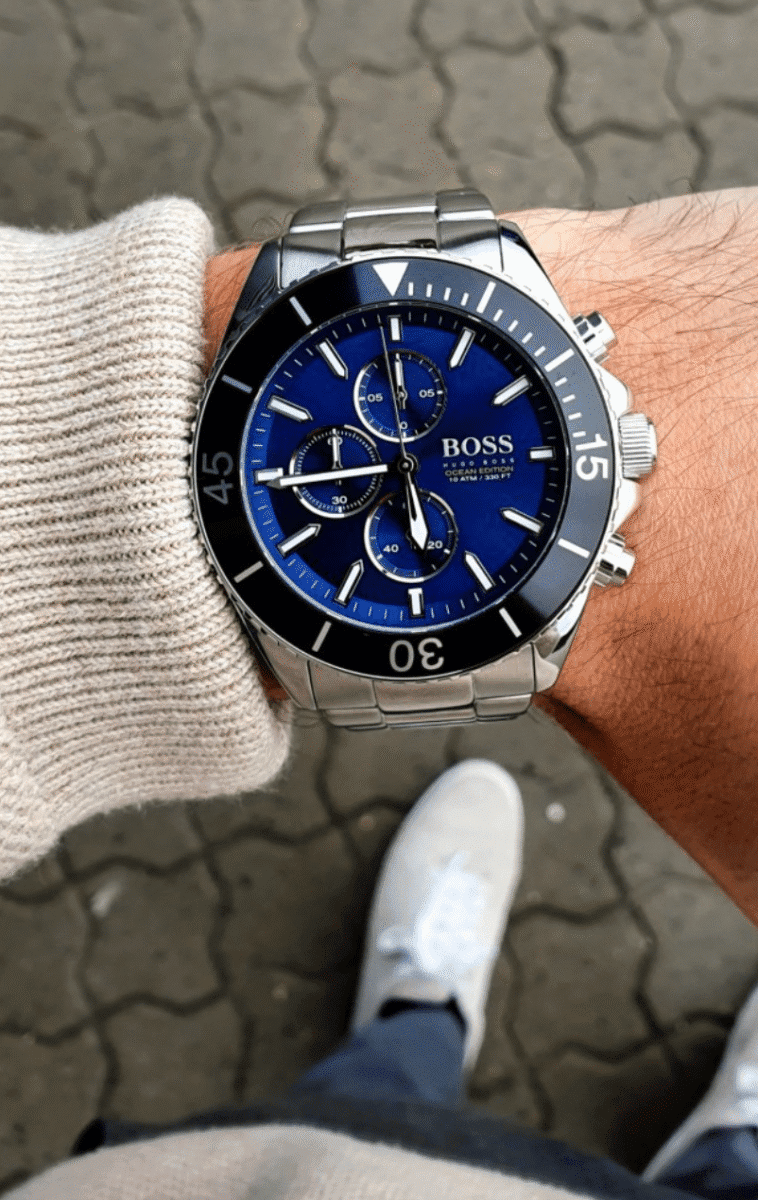 Montre Homme Hugo Boss – look affirmé 2025 – Originale Idée Cadeau pour toutes les occasions à Casablanca, Rabat et partout au Maroc – Montres de Luxe Montre Homme Hugo Boss – look affirmé 2025 – Image 2