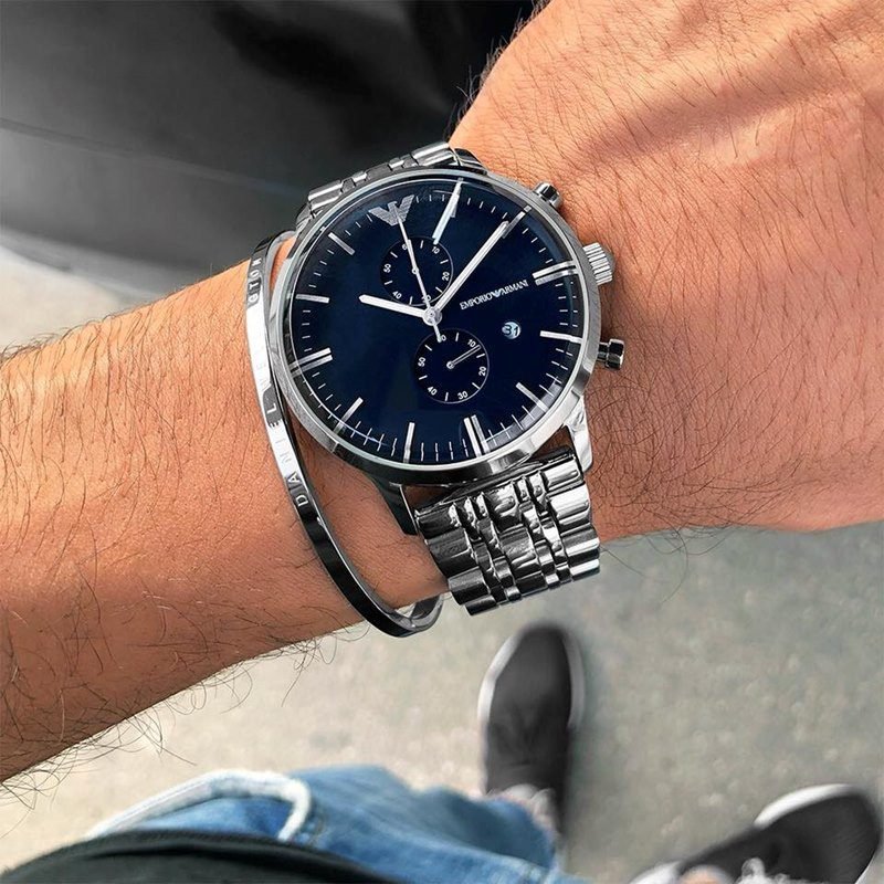 Montre Homme Emporio Armani Ar1648 – style intemporel – Originale Idée Cadeau pour toutes les occasions à Casablanca, Rabat et partout au Maroc – Montres de Luxe Montre Homme Emporio Armani Ar1648 – style intemporel – Image 4