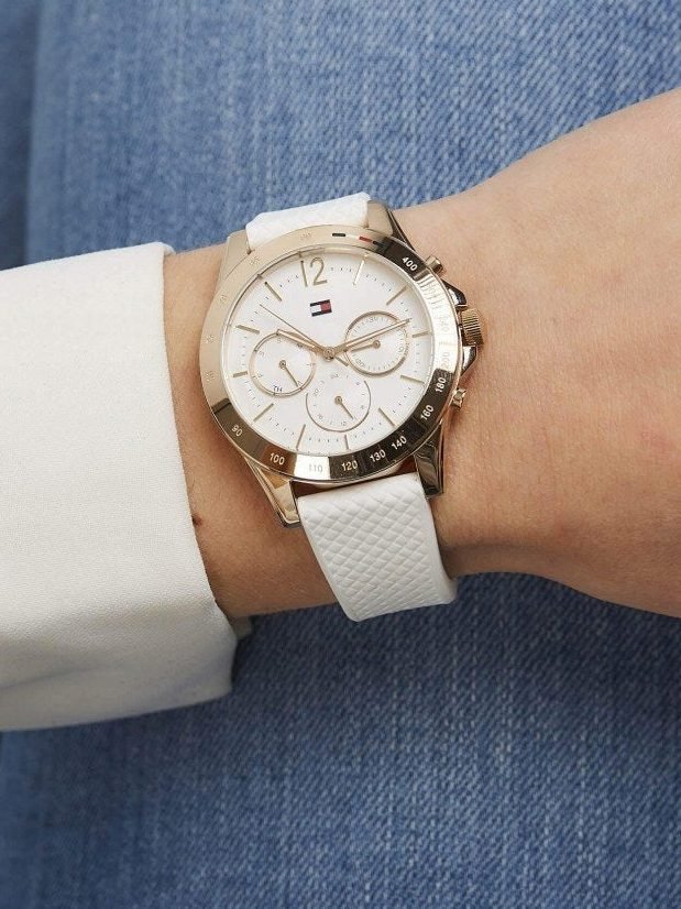 Montre Femme TOMMY HILFIGER – Design unique suisse – Originale Idée Cadeau pour toutes les occasions à Casablanca, Rabat et partout au Maroc – Montres de Luxe Montre Femme TOMMY HILFIGER – Design unique suisse – Image 3