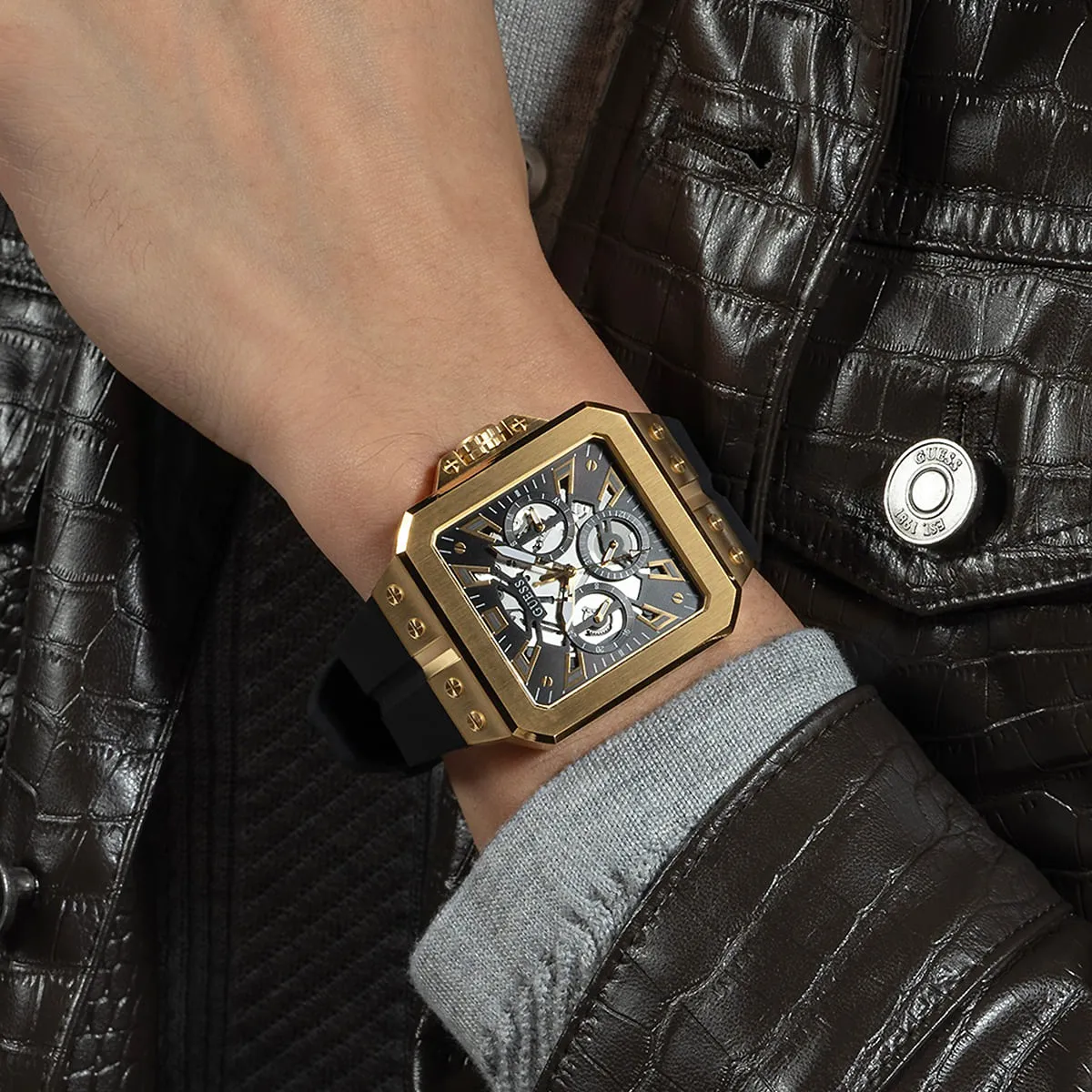 Montre Homme Guess – style maîtrisé – Originale Idée Cadeau pour toutes les occasions à Casablanca, Rabat et partout au Maroc – Montres de Luxe Montre Homme Guess – style maîtrisé – Image 3
