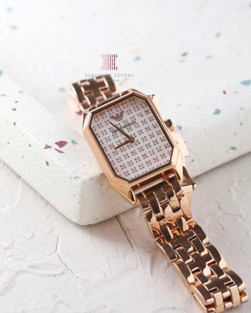 Montre Femme Emporio Armani Ar11389 – Femme moderne suisse – Originale Idée Cadeau pour toutes les occasions à Casablanca, Rabat et partout au Maroc – Montres de Luxe Montre Femme Emporio Armani Ar11389 – Femme moderne suisse – Image 2