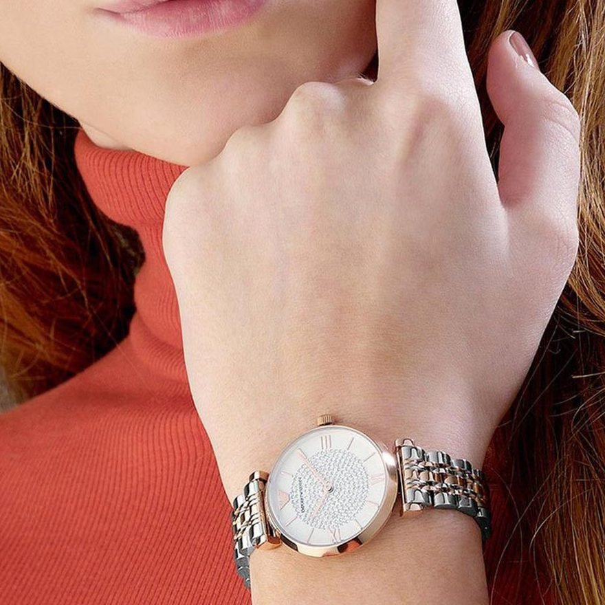 Montre Femme Emporio Armani Ar1926 – Montres design épuré – Originale Idée Cadeau pour toutes les occasions à Casablanca, Rabat et partout au Maroc – Montres de Luxe Montre Femme Emporio Armani Ar1926 – Montres design épuré – Image 4