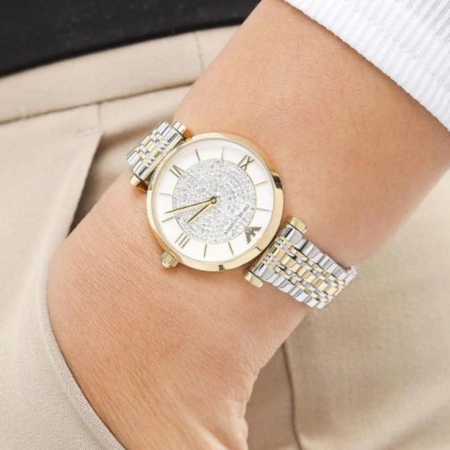 Montre Femme Emporio Armani Ar2076 – Modèle chic marocain – Originale Idée Cadeau pour toutes les occasions à Casablanca, Rabat et partout au Maroc – Montres de Luxe Montre Femme Emporio Armani Ar2076 – Modèle chic marocain – Image 2