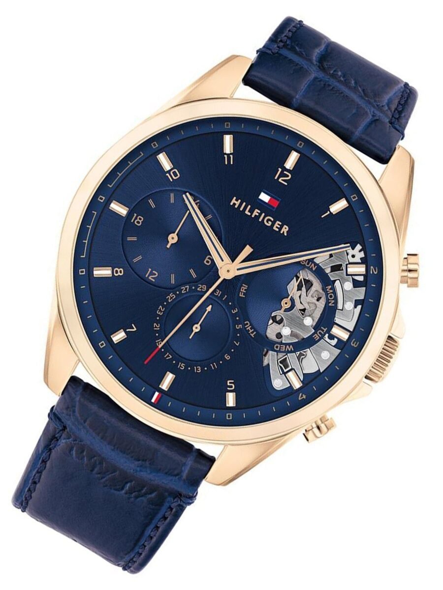 Montre Homme TOMMY HILFIGER – mouvement design – Originale Idée Cadeau pour toutes les occasions à Casablanca, Rabat et partout au Maroc – Montres de Luxe Montre Homme TOMMY HILFIGER – mouvement design – Image 2