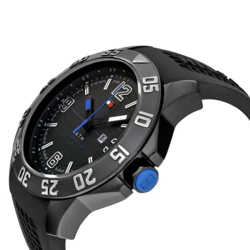 Montre Homme TOMMY HILFIGER – effet cristal Originale au Maroc | Livraison à Casablanca, Rabat, Fès – Montres de Luxe