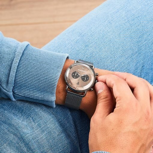 Montre Homme EMPORIO ARMANI – éclat sophistiqué – Originale Idée Cadeau pour toutes les occasions à Casablanca, Rabat et partout au Maroc – Montres de Luxe Montre Homme EMPORIO ARMANI – éclat sophistiqué – Image 2