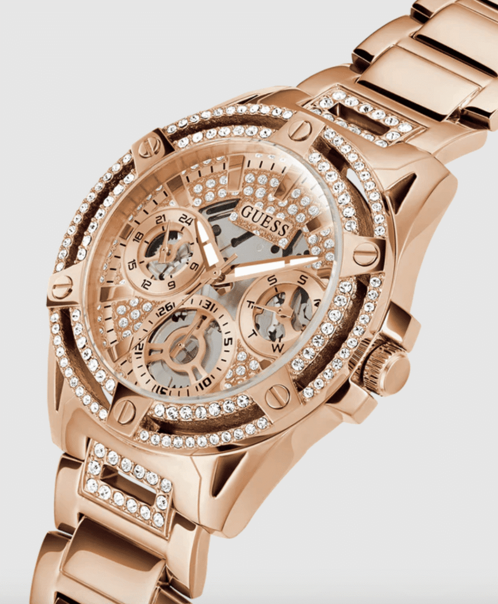 Montre Femme GUESS – vision raffinée – Originale Idée Cadeau pour toutes les occasions à Casablanca, Rabat et partout au Maroc – Montres de Luxe Montre Femme GUESS – vision raffinée – Image 2