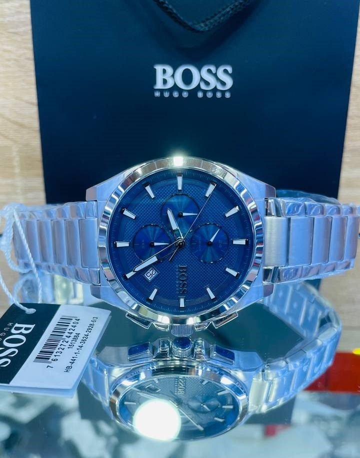Montre Homme HUGO BOSS – relief précieux – Originale Idée Cadeau pour toutes les occasions à Casablanca, Rabat et partout au Maroc – Montres de Luxe Montre Homme HUGO BOSS – relief précieux – Image 3
