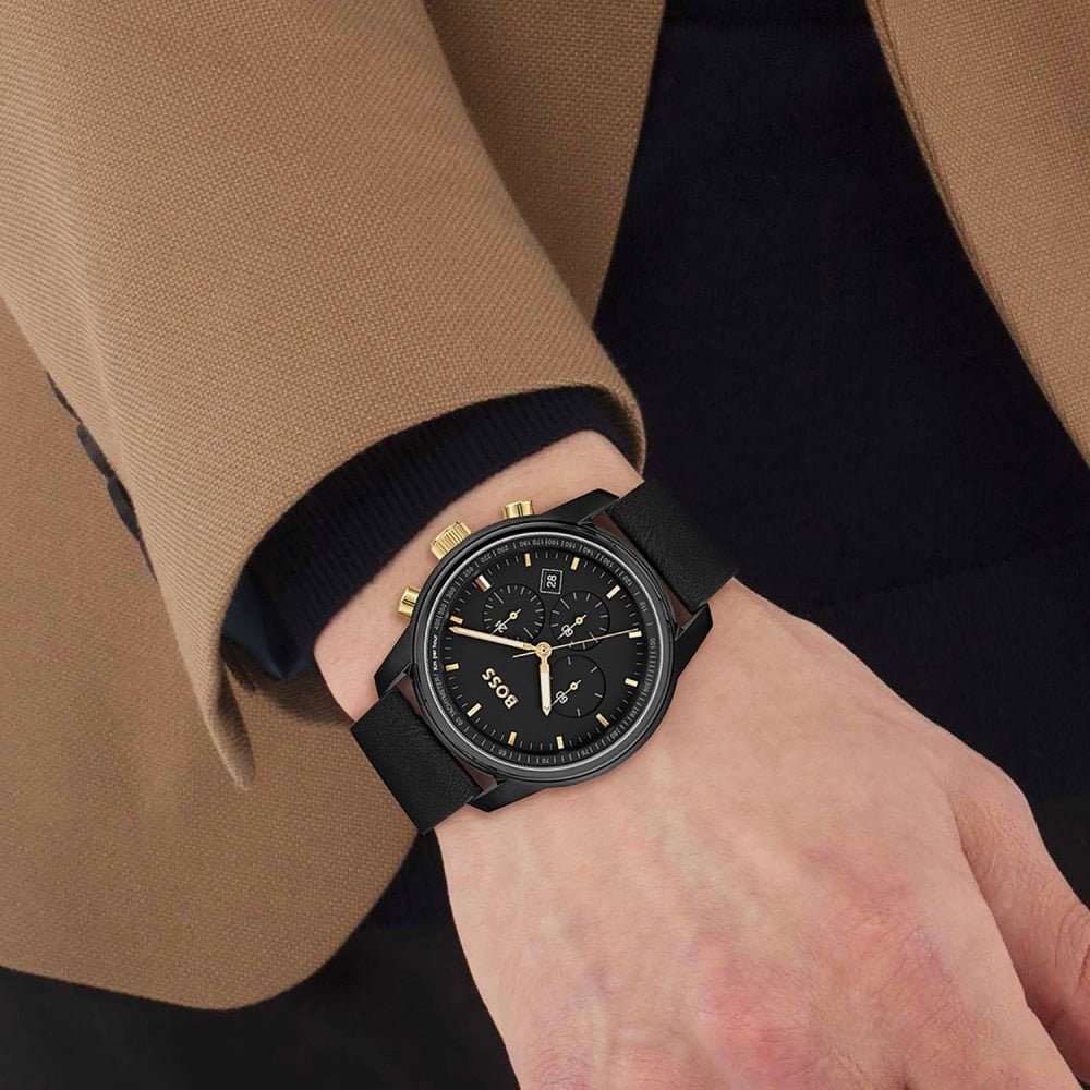Montre Homme Boss – poinçon chic – Originale Idée Cadeau pour toutes les occasions à Casablanca, Rabat et partout au Maroc – Montres de Luxe Montre Homme Boss – poinçon chic – Image 2