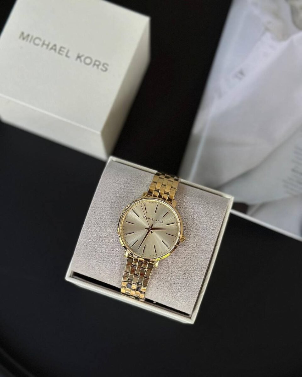 Montre Femme MICHAEL KORS MK3898 – ton doré – Originale Idée Cadeau pour toutes les occasions à Casablanca, Rabat et partout au Maroc – Montres de Luxe Montre Femme MICHAEL KORS MK3898 – ton doré – Image 5
