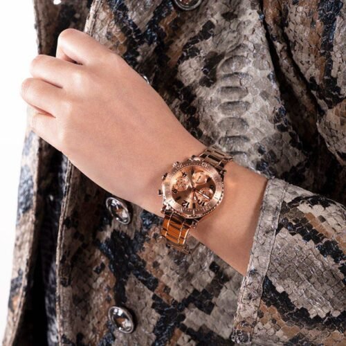 Montre Femme GUESS GW0465L2 – relief discret Originale au Maroc | Livraison à Casablanca, Rabat, Fès – Montres de Luxe