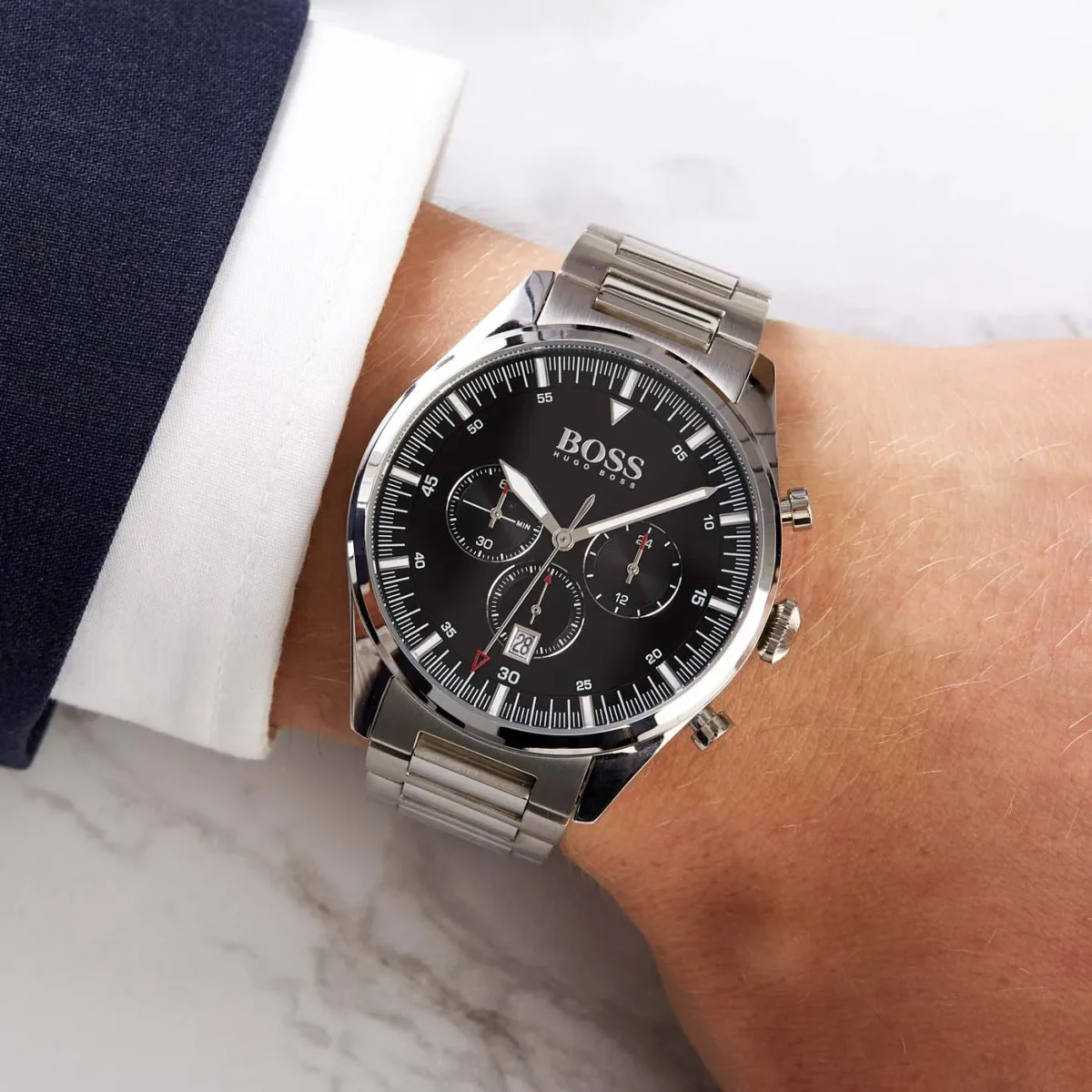 Montre Homme HUGO BOSS – choix noble – Originale Idée Cadeau pour toutes les occasions à Casablanca, Rabat et partout au Maroc – Montres de Luxe Montre Homme HUGO BOSS – choix noble – Image 2