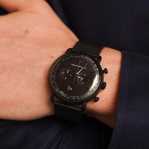 Montre Homme EMPORIO ARMANI – élégance marocaine – Originale Idée Cadeau pour toutes les occasions à Casablanca, Rabat et partout au Maroc – Montres de Luxe Montre Homme EMPORIO ARMANI – élégance marocaine – Image 3
