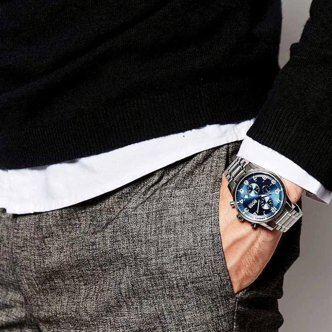 Montre Homme HUGO BOSS – mouvement pur – Originale Idée Cadeau pour toutes les occasions à Casablanca, Rabat et partout au Maroc – Montres de Luxe Montre Homme HUGO BOSS – mouvement pur – Image 2