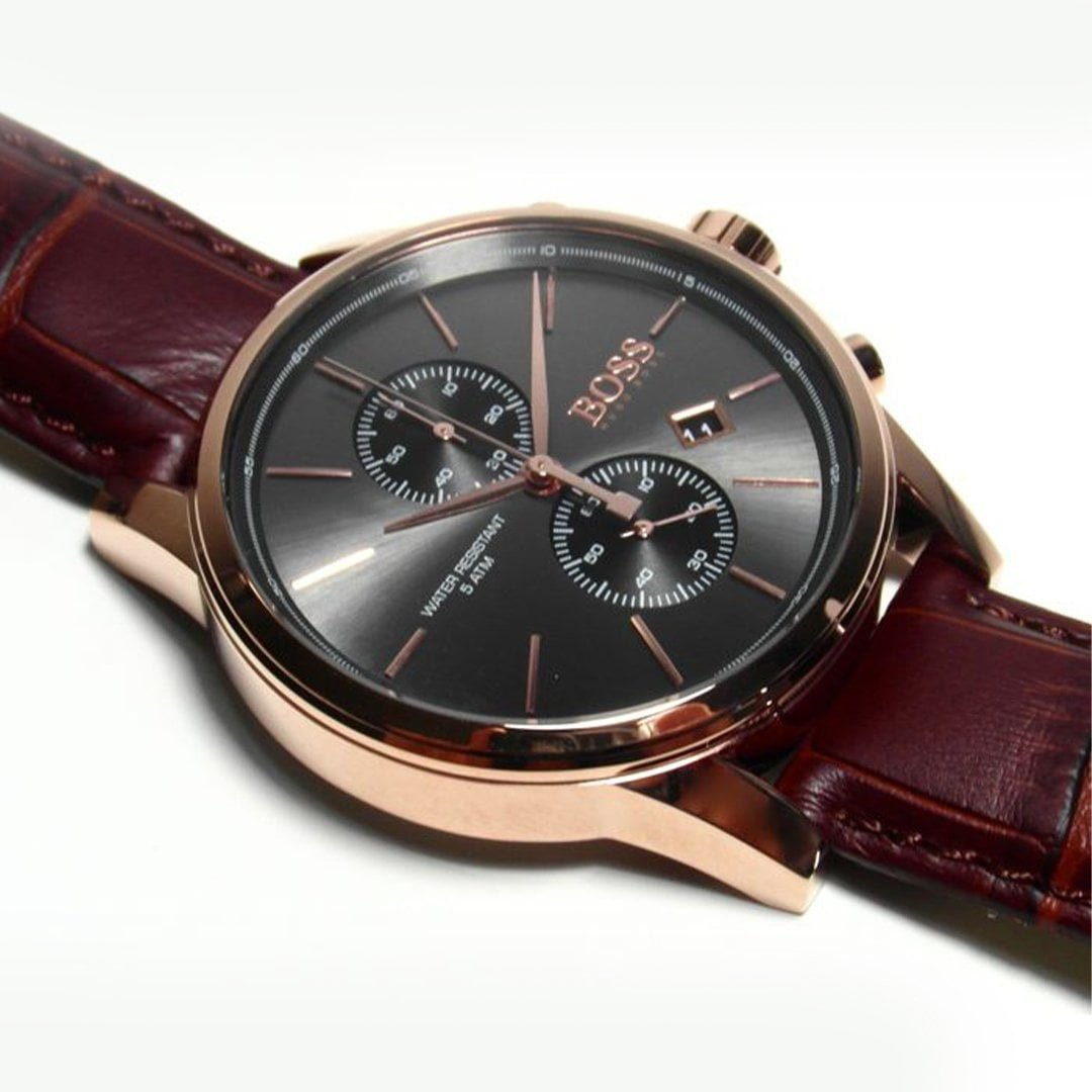 Montre Homme HUGO BOSS – éclat contrôlé – Originale Idée Cadeau pour toutes les occasions à Casablanca, Rabat et partout au Maroc – Montres de Luxe Montre Homme HUGO BOSS – éclat contrôlé – Image 4