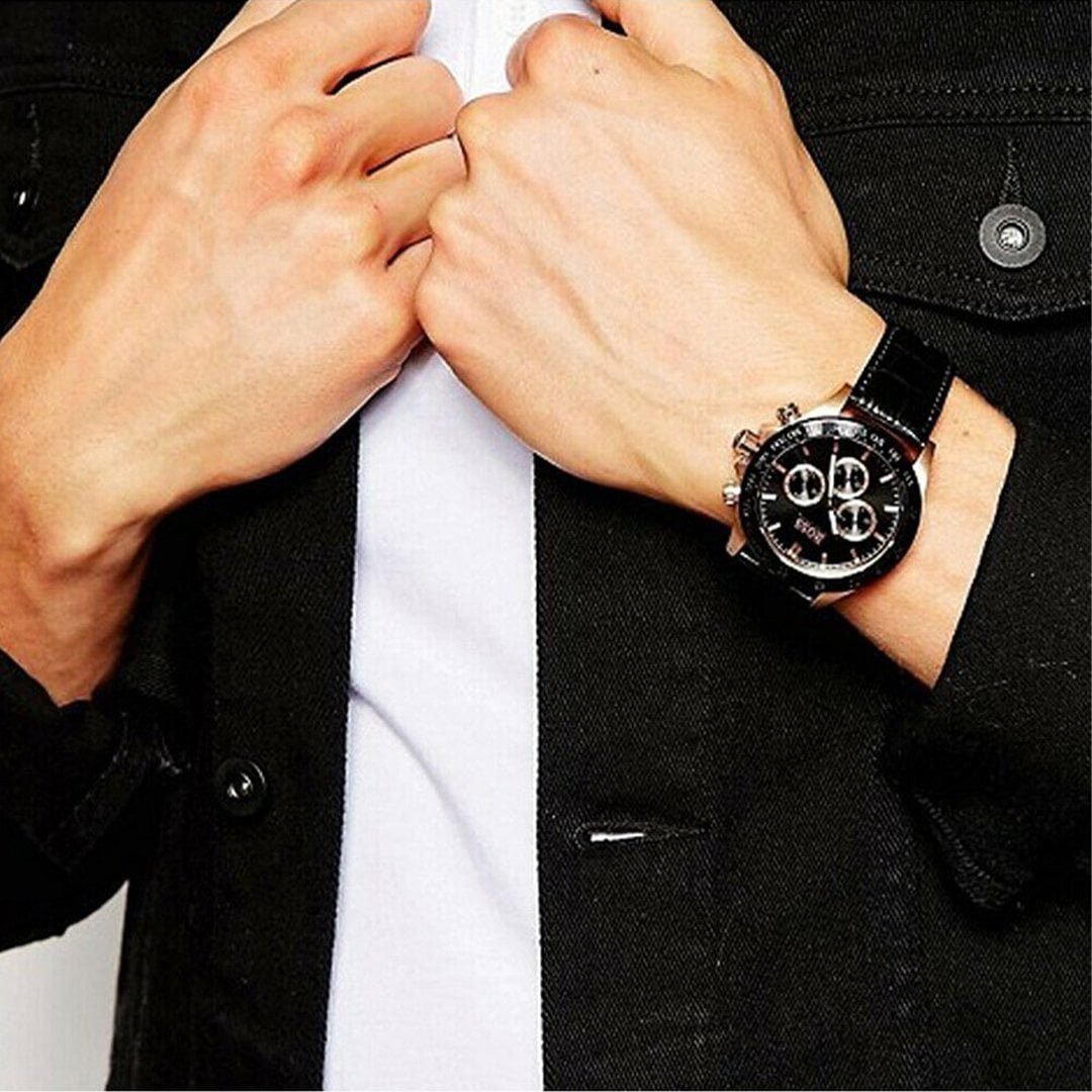 Montre Homme HUGO BOSS – esprit épuré – Originale Idée Cadeau pour toutes les occasions à Casablanca, Rabat et partout au Maroc – Montres de Luxe Montre Homme HUGO BOSS – esprit épuré – Image 5